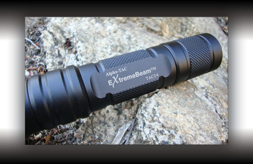 tactical flashlight mount area